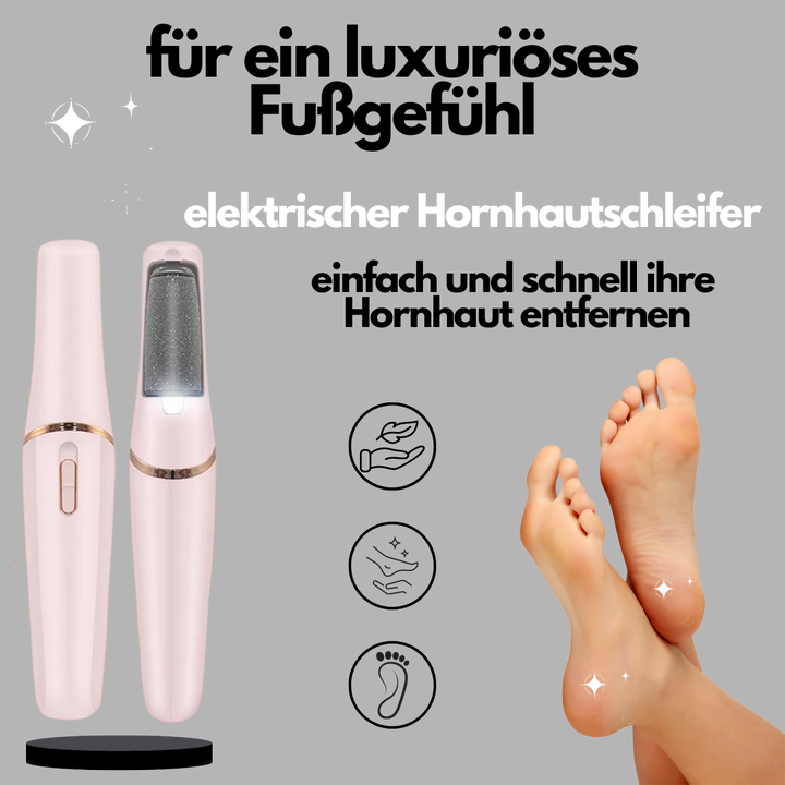 Silky Feet Pro - entfernt mühelos Hornhaut